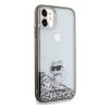 Karl Lagerfeld KLHCN61LKCNSK iPhone 11 / Xr 6.1 transparent hardcase Liquid Glitter Choupette